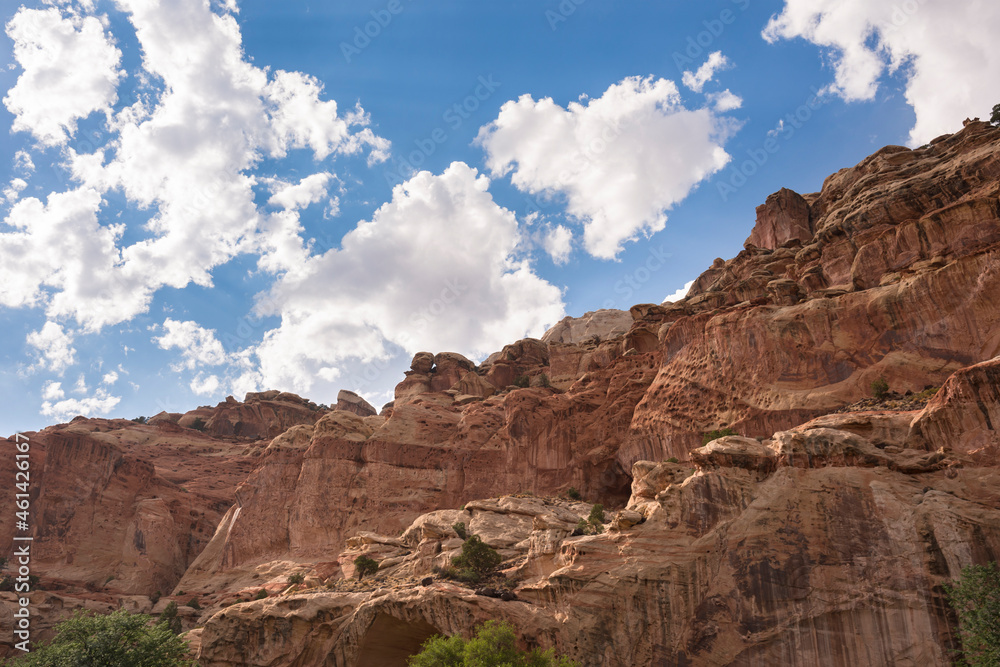 on the road Scenic Byway in Capitol Reef National Park in United States of America