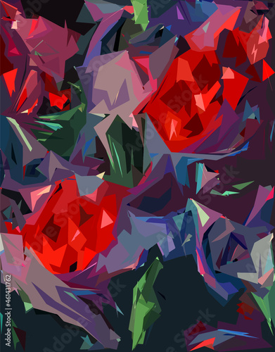 Abstract diagonal pattern from a modified image of a mixed autumn forest. Diagonal ornament in natural colors of autumn forest camouflage Leopard pattern.