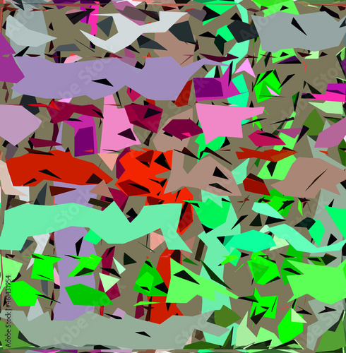 Abstract diagonal pattern from a modified image of a mixed autumn forest. Diagonal ornament in natural colors of autumn forest camouflage Leopard pattern.