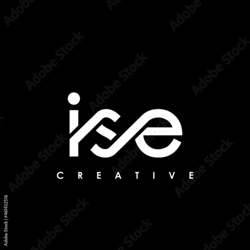ISE Letter Initial Logo Design Template Vector Illustration photo