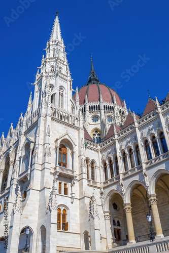 Famous Hungarian Parliament Building in Budapest