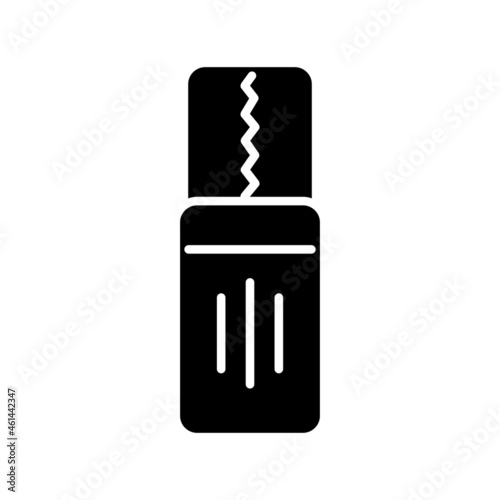 Chewing gum Glyph Vector Icon Design