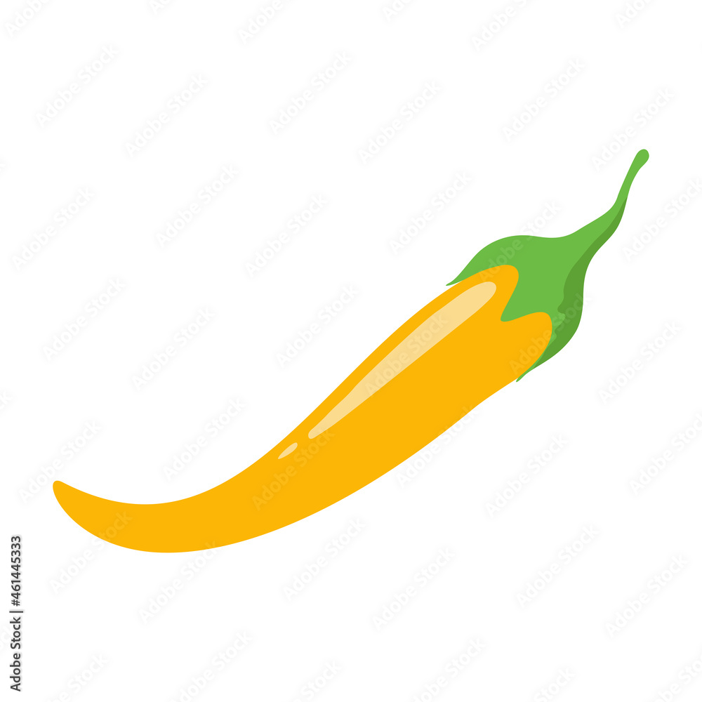 Chili pepper icon isolated on white background. Chili pepper icon for web site, app, ui and logo. Creative concept, vector illustration, eps 10 Chili pepper icon isolated on white background. Chili pepper icon for web site, app, ui and logo. Creative concept, vector illustration, eps 10