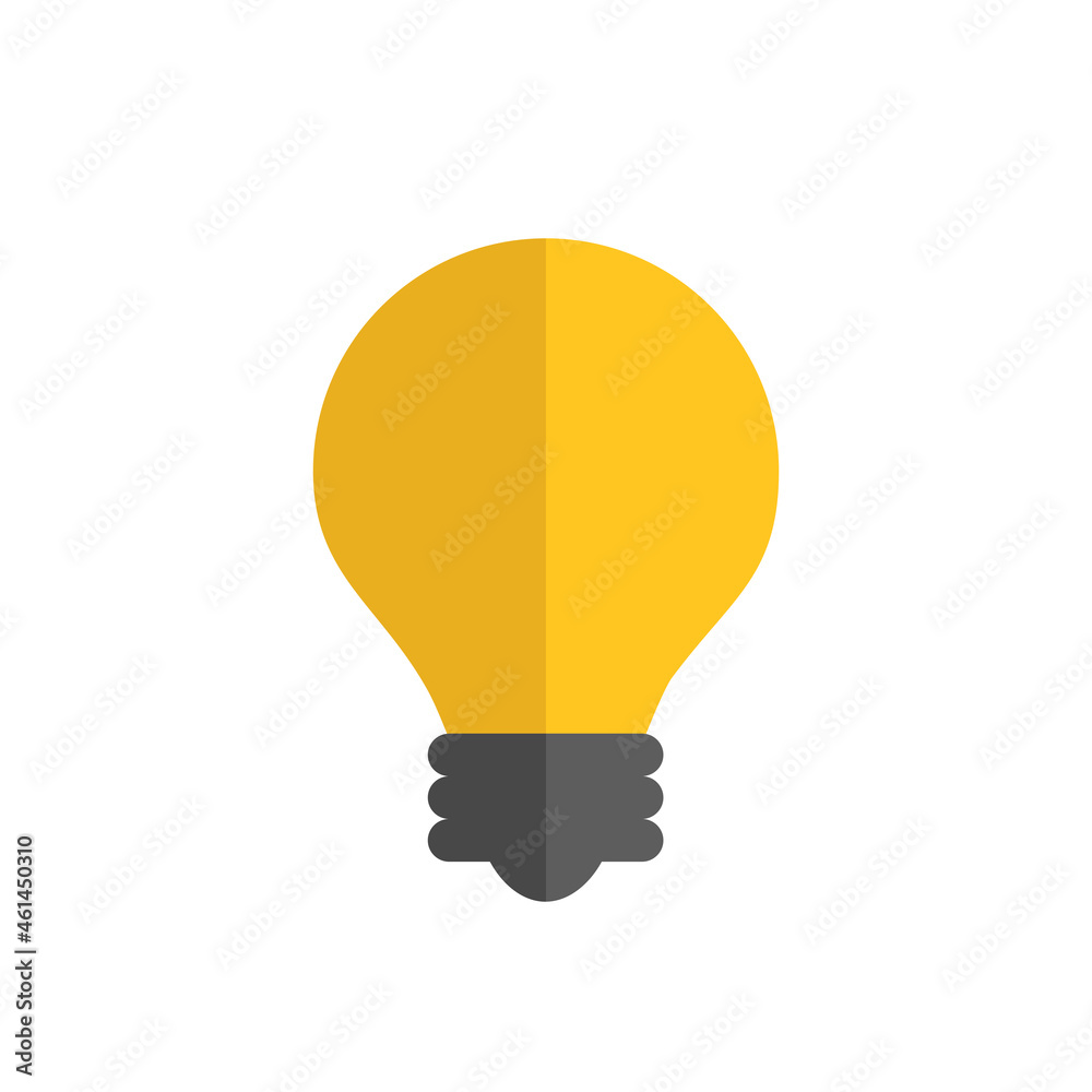Bulb icon vector isolated on white background. Trendy bulb icon in flat style. Template for app, ui and logo. Icon bulb for your web site. Modern bulb icon, EPS 10 Bulb icon vector isolated on white background. Trendy bulb icon in flat style. Template for app, ui and logo. Icon bulb for your web site. Modern bulb icon, EPS 10