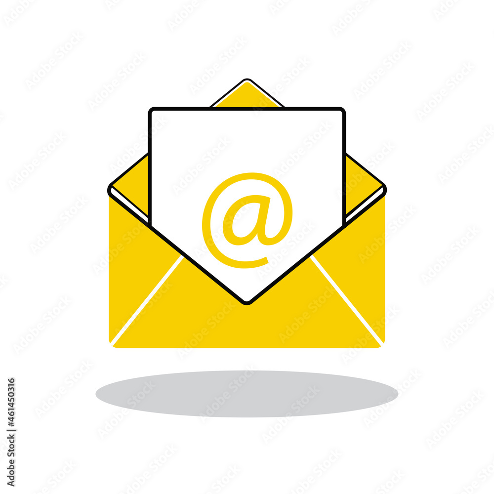 Mail icon vector isolated on white background. Trendy mail icon in flat style. Template for app, ui and logo. Icon mail for your web site. Modern mail icon, EPS 10 Mail icon vector isolated on white background. Trendy mail icon in flat style. Template for app, ui and logo. Icon mail for your web site. Modern mail icon, EPS 10
