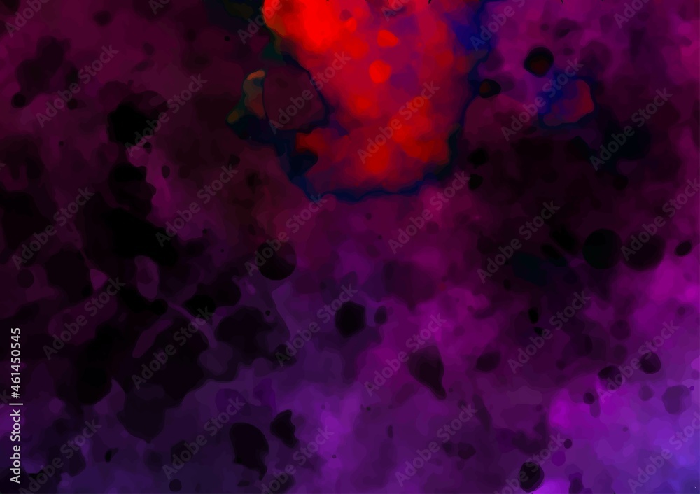 赤い幻想的な血の水彩テクスチャ背景stock Vector Adobe Stock
