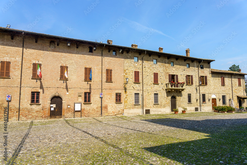 Castell Arquato, historic city in Piacenza province, Italy Castell Arquato, historic city in Piacenza province, Italy