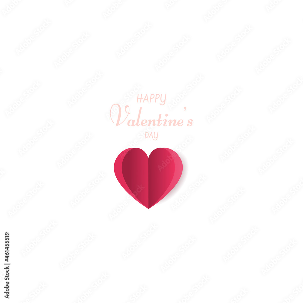 Valentines day, Illustration of love. Love Invitation card.