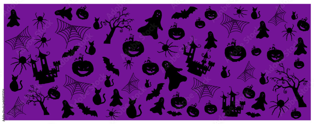 Halloween, Halloween banner, autumn