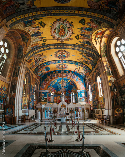 Interior of the church of The Holy Transfiguration of God in Trebinje