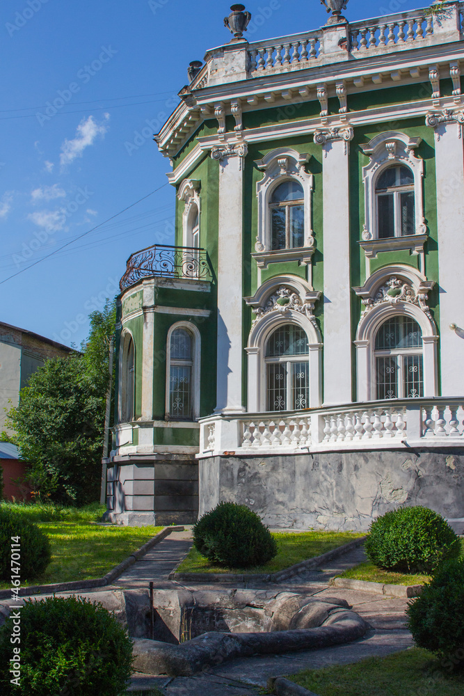 Incredible historic palace building in Drohobych. Ukraine 
