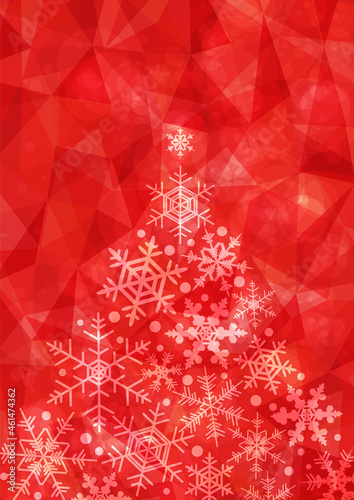 Christmas background illustration (abstract, vector)