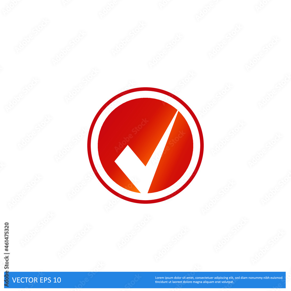 checkmark icon logo concept checkmark icon logo concept