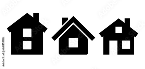 House icon, home vector illustration