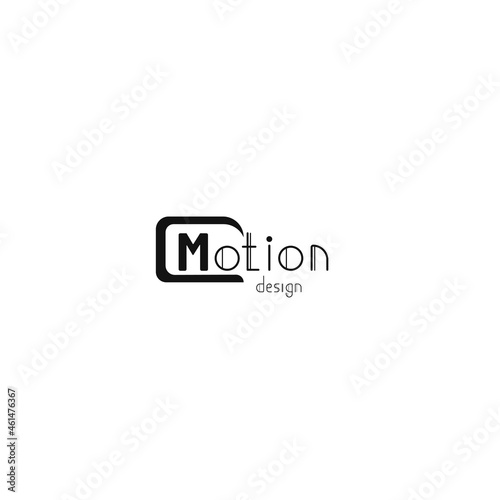 vector logo motion design black style