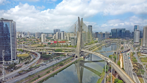 Ponte Estaiada em São Paulo Brasil
