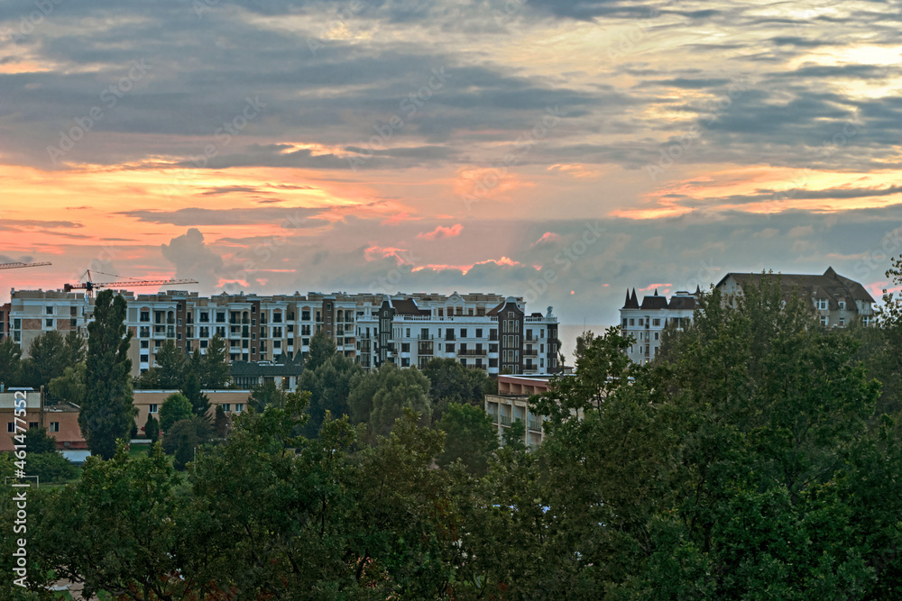 Obraz premium Greened urban area