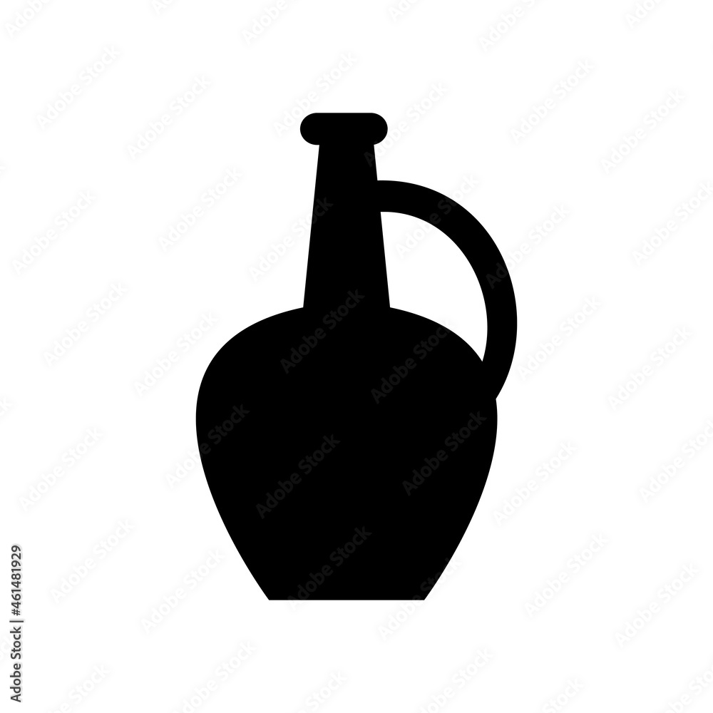 Vase icon vector. amphora illustration sing. jug symbol. antique logo.