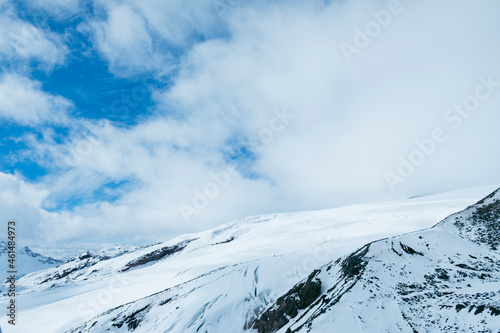 ski resort in the mountains