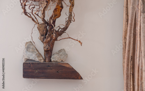 vintage tree on a wall