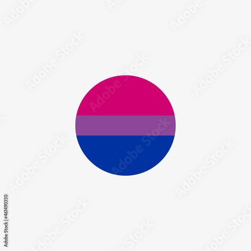 Free Download Circle bisexual flag with white background - GFXLoad