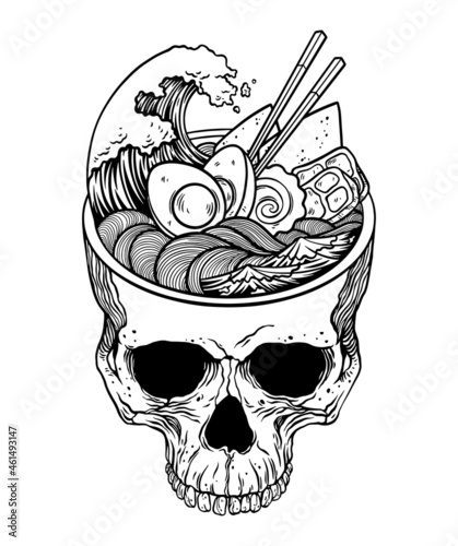 Skull ramen