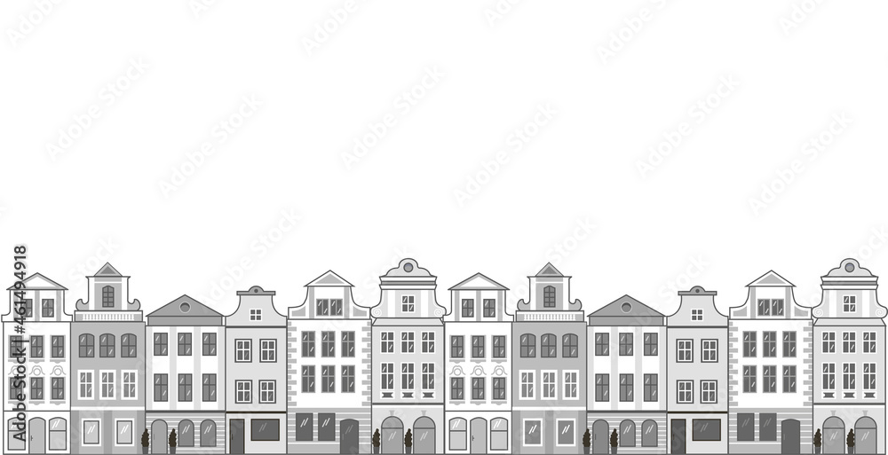 Ταπετσαρία Houses in the style of Amsterdam, Prague