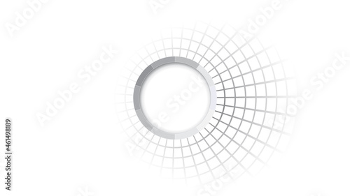 Fototapeta Naklejka Na Ścianę i Meble -  White gray illustration. Clear and simple futuristic element design. Horizontal templates for products. vector illustration
