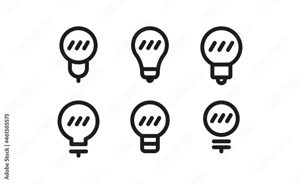Idea symbol. Electric lamp vector icons. Light bulbs. Idea symbol. Electric lamp vector icons. Light bulbs.
