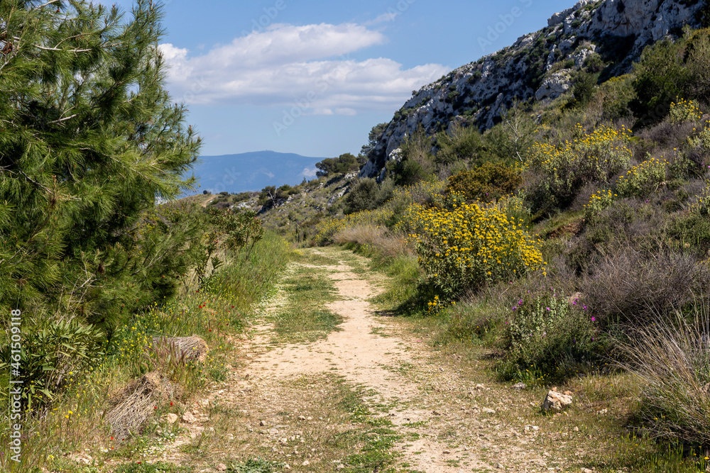 Environmental park Peramatos - Schistos in Athens District (Greece)