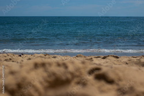 mar visto da areia