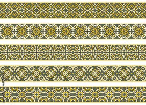 Seamless decorative borders