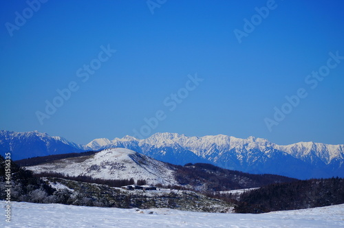 snow covered mountains © 知樹 良永