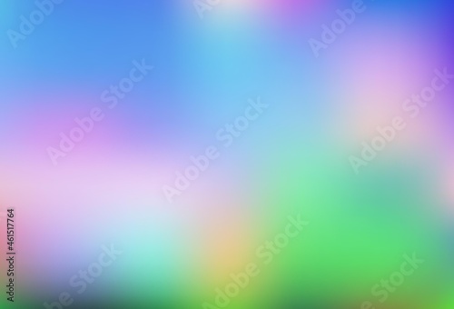 Light Blue, Green vector bokeh and colorful pattern.