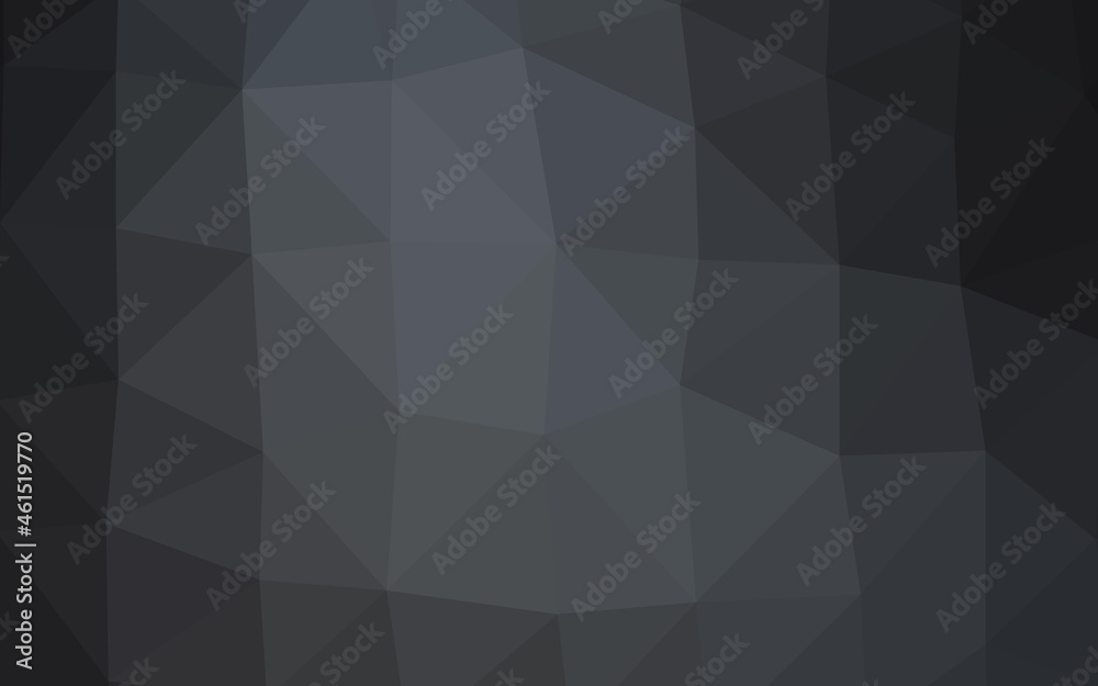 Dark Black vector polygon abstract backdrop. Dark Black vector polygon abstract backdrop.