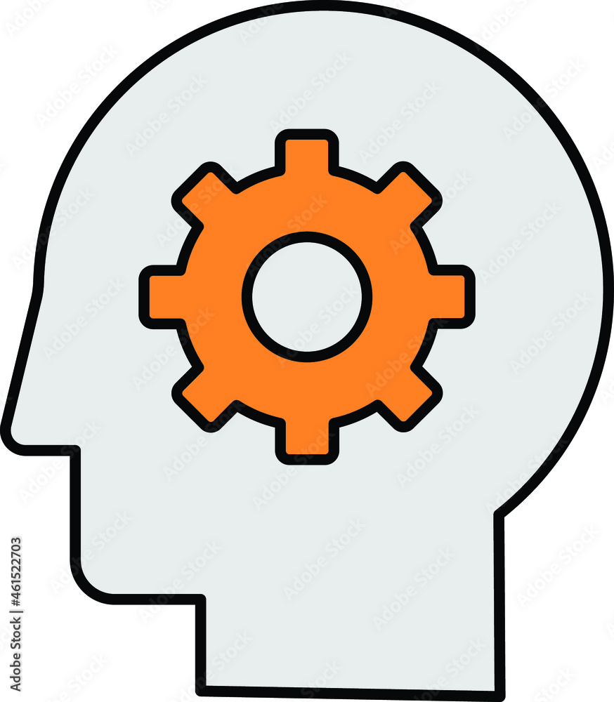 Head cogwheel Isolated Vector icon which can easily modify or edit
Head cogwheel Isolated Vector icon which can easily modify or edit