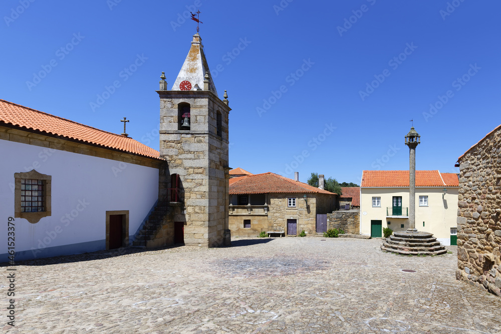 Main Church or Sao Pedro Church, Castelo Mendo, Historic village around the Serra da Estrela, Castelo Branco district, Beira, Portugal