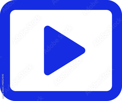 video player Isolated Vector icon which can easily modify or edit