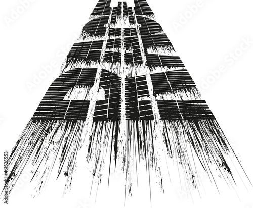stylized word race
