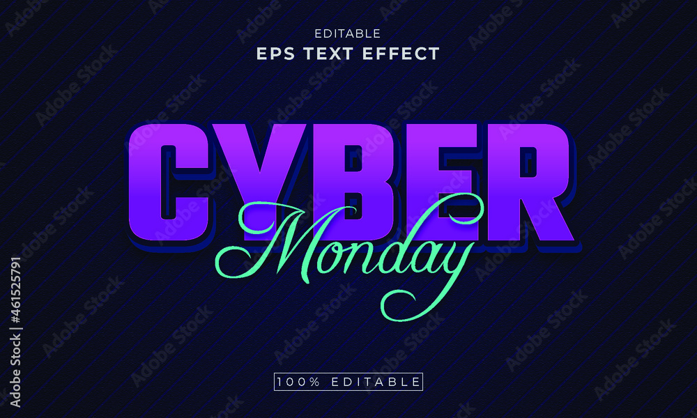 Cyber Monday editable 3d text effect Design
Cyber Monday editable 3d text effect Design