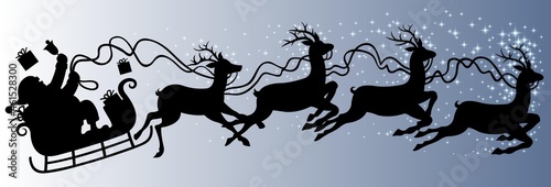 shiny santa's sleigh