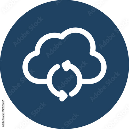 Cloud sync Isolated Vector icon which can easily modify or edit

