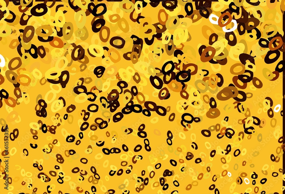 Dark Orange vector backdrop with dots. Dark Orange vector backdrop with dots.