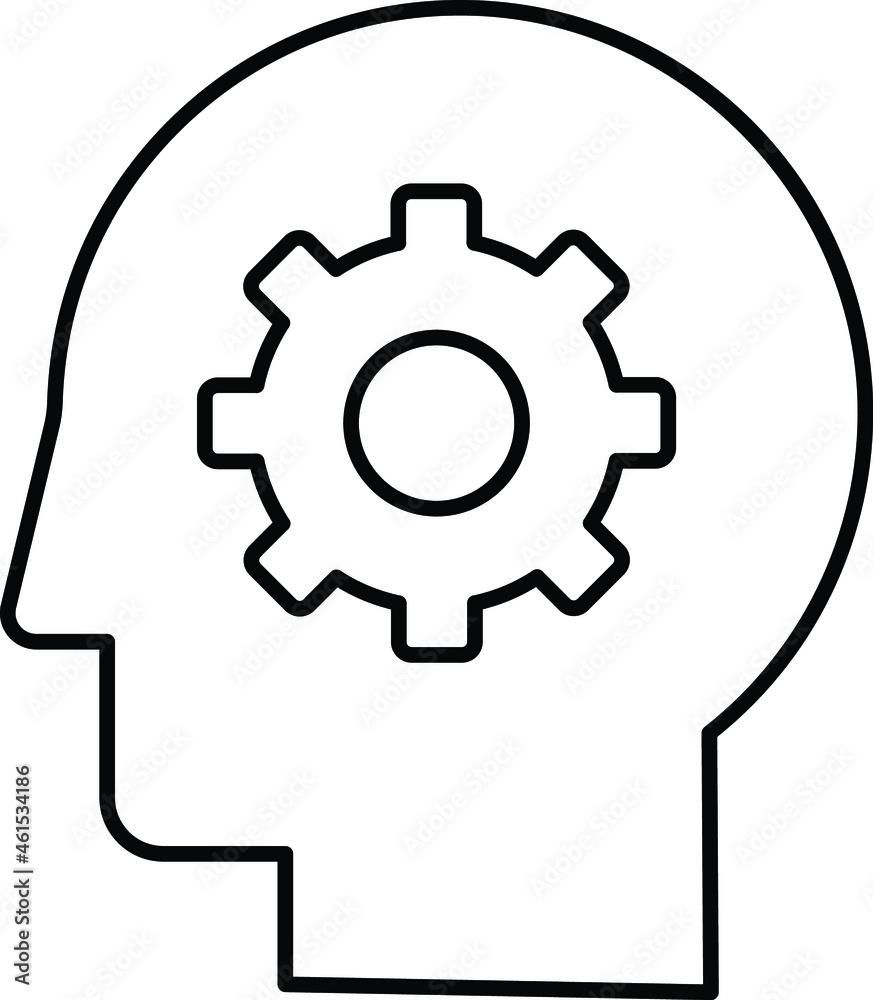 Head cogwheel Isolated Vector icon which can easily modify or edit
Head cogwheel Isolated Vector icon which can easily modify or edit
