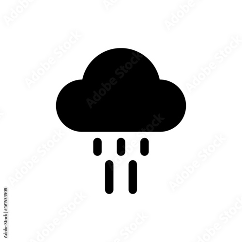 Cloud rainy icon