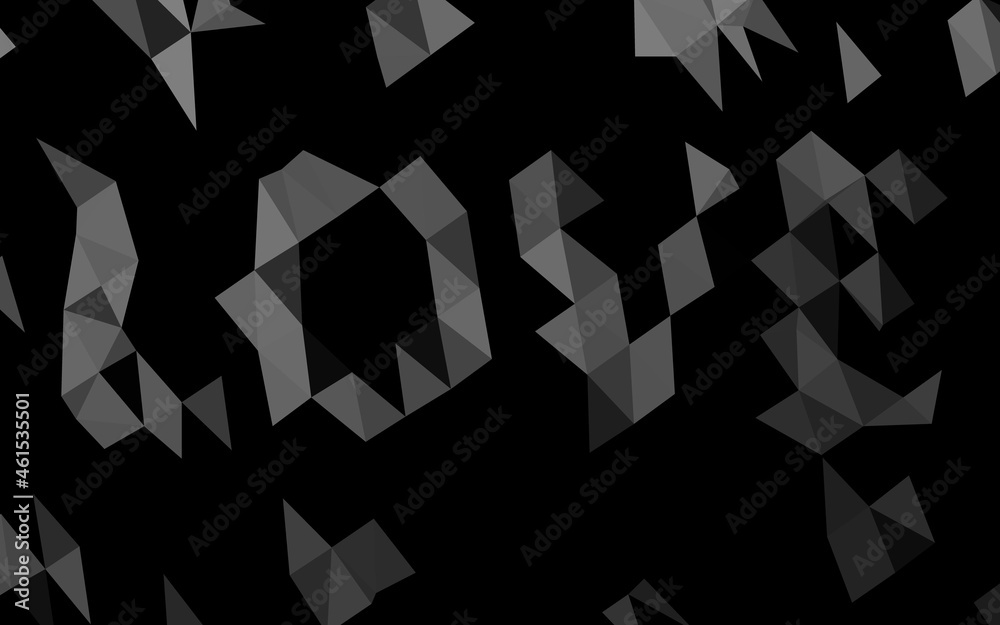 Dark Silver, Gray vector abstract mosaic background. Dark Silver, Gray vector abstract mosaic background.