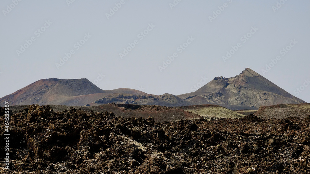 Vulkanlandschaft, Lava, Vulkangestein