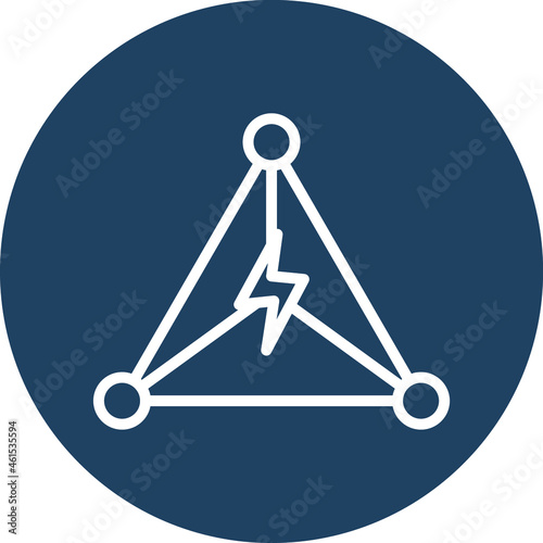 Disruption Isolated Vector icon which can easily modify or edit

