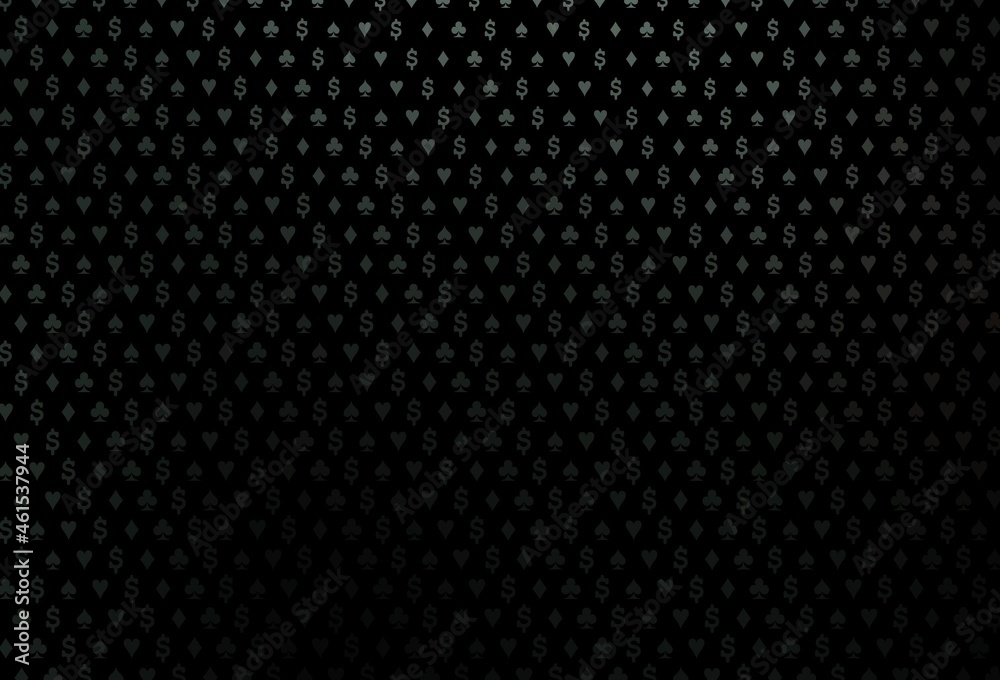 Dark black vector layout with elements of cards. Dark black vector layout with elements of cards.