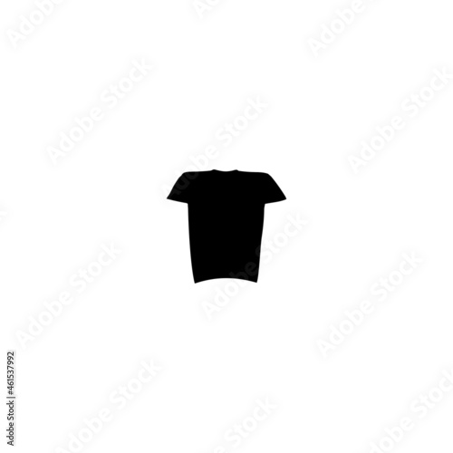 T-shirt icon. Simple style youth sport fashion poster background symbol. Youth sport fashion logo design element. T-shirt printing. Vector for sticker.